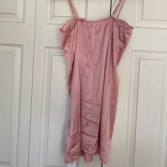 CIDER satin solid mini cami dress - Picture 3 of 5